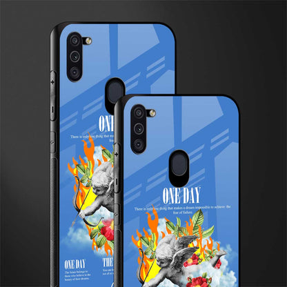 one day glass case for samsung galaxy m11 image-2