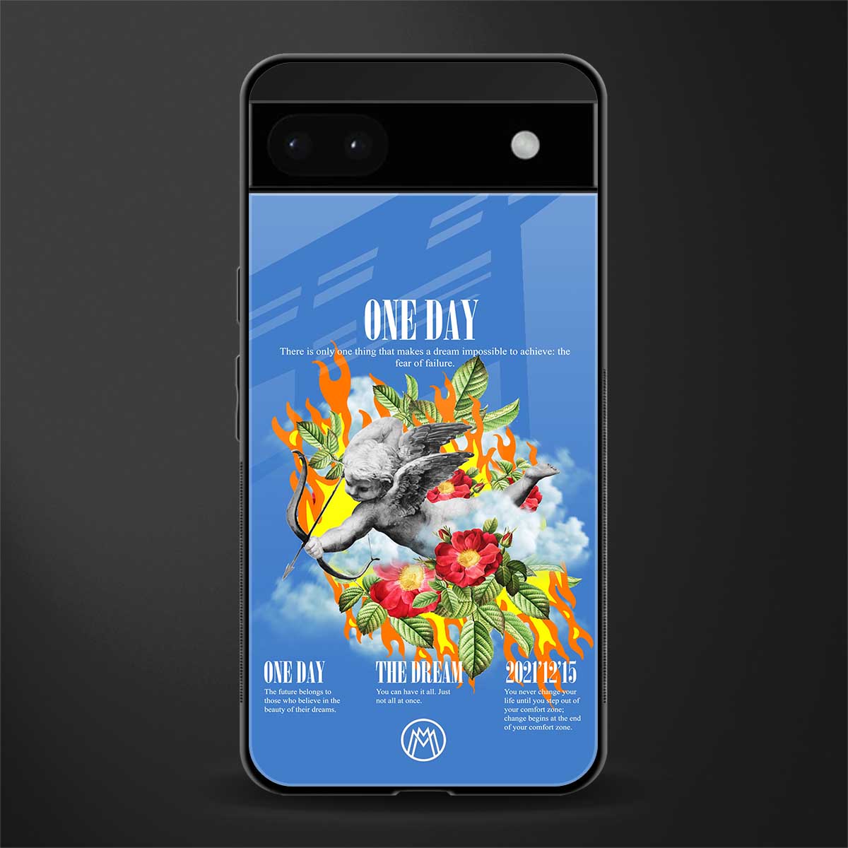 one day back phone cover | glass case for google pixel 6a