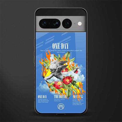 one day back phone cover | glass case for google pixel 7 pro