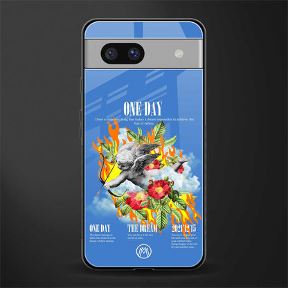 one day back phone cover | glass case for Google Pixel 7A