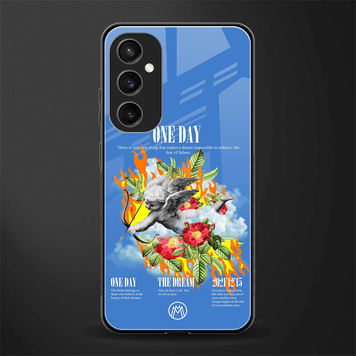 one day back phone cover | glass case for samsung galaxy s23 fe 5g