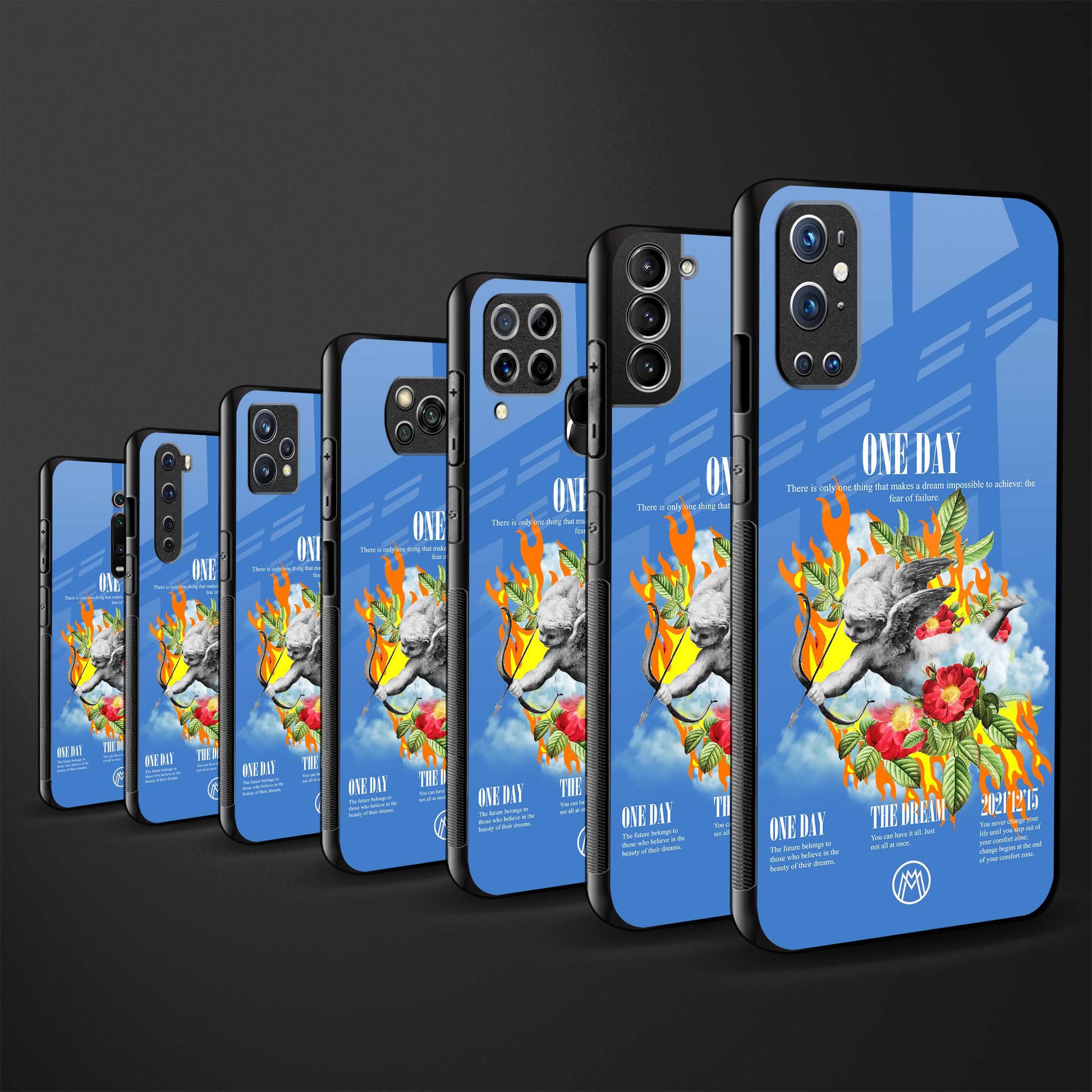 one day glass case for oppo f19 pro image-3