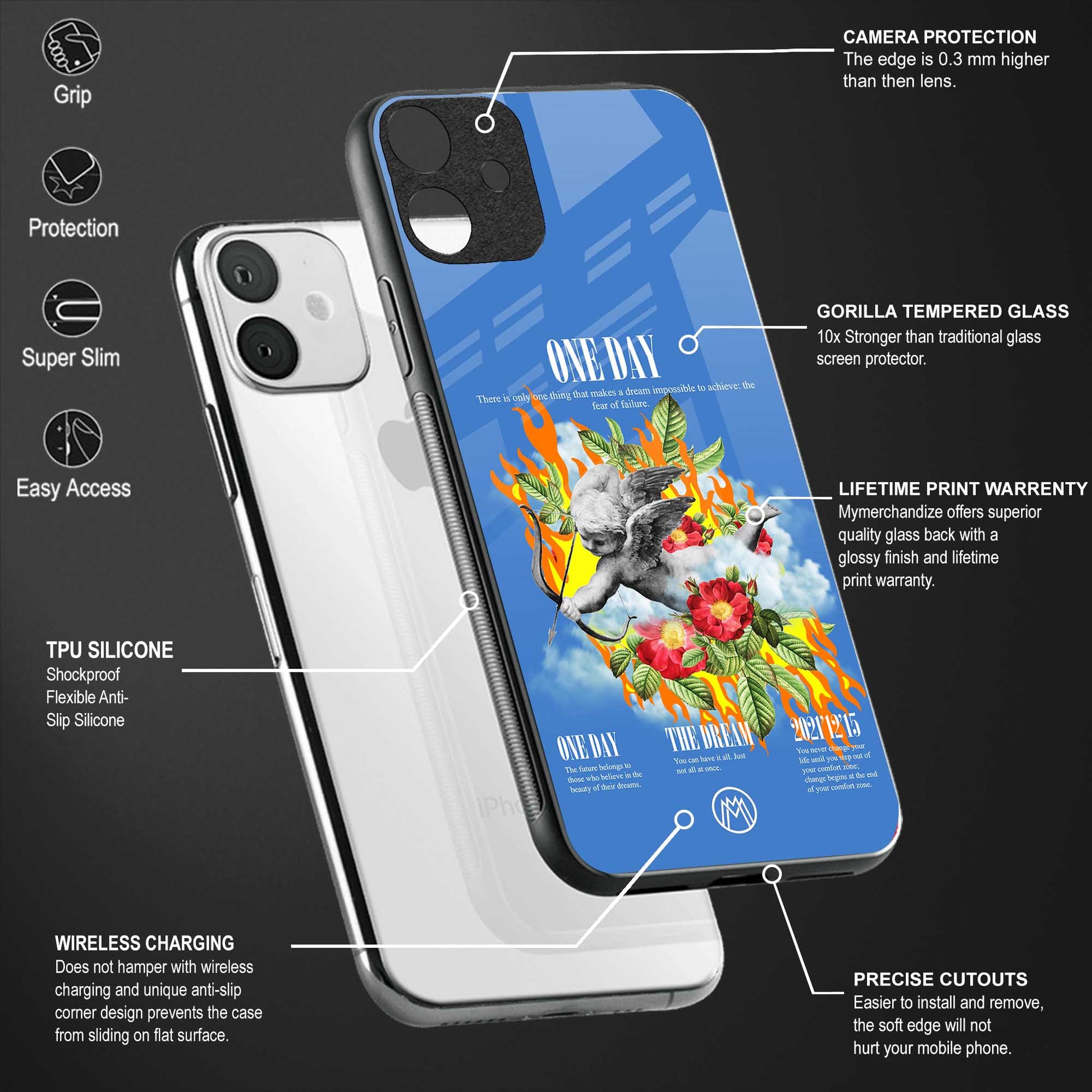 one day glass case for realme 3i image-4