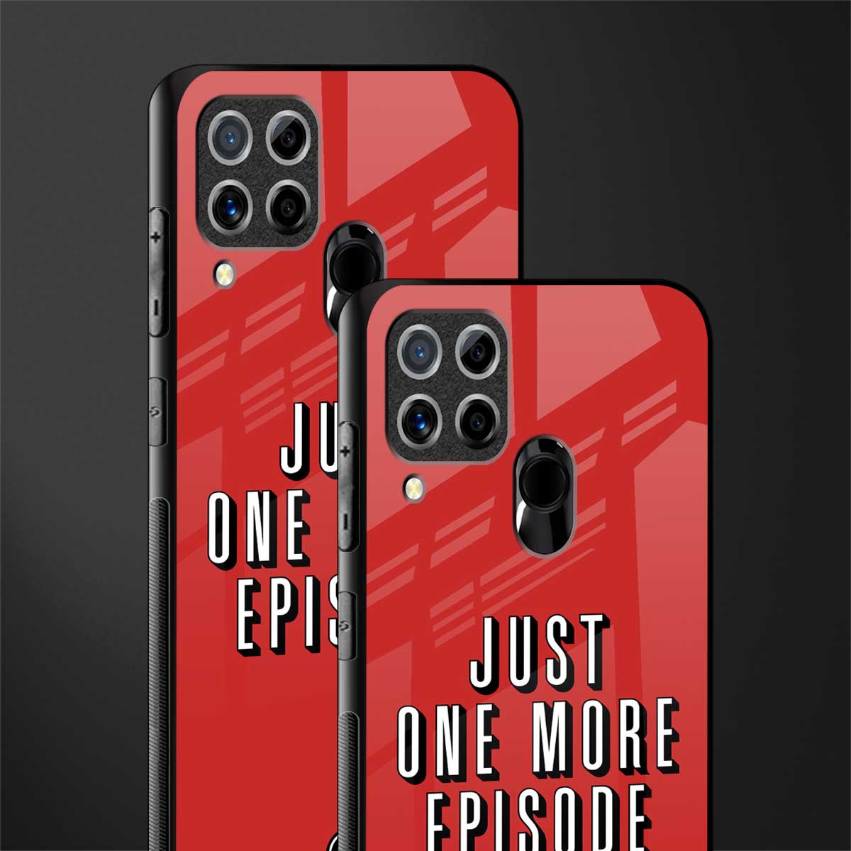 one more episode netflix glass case for realme c15 image-2