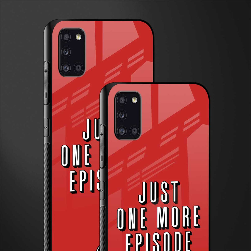 one more episode netflix glass case for samsung galaxy a31 image-2