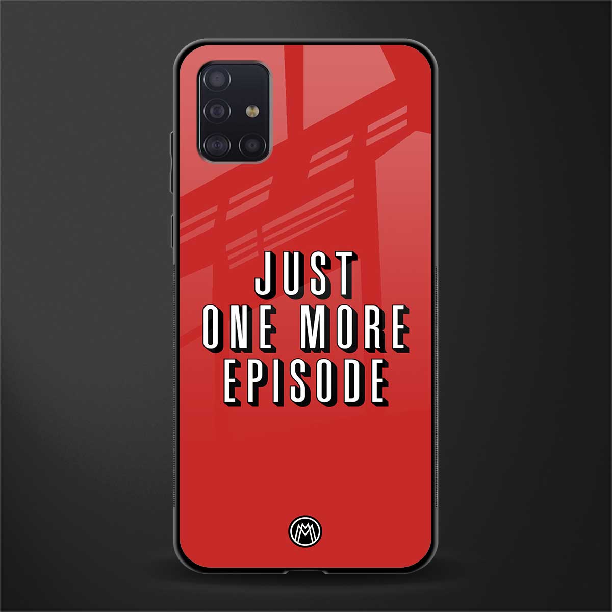 one more episode netflix glass case for samsung galaxy a71 image