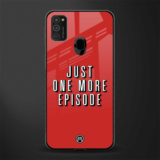 one more episode netflix glass case for samsung galaxy m21 image