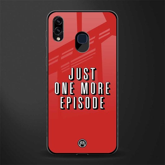 one more episode netflix glass case for samsung galaxy a30 image