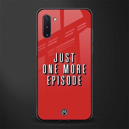 one more episode netflix glass case for samsung galaxy note 10 image