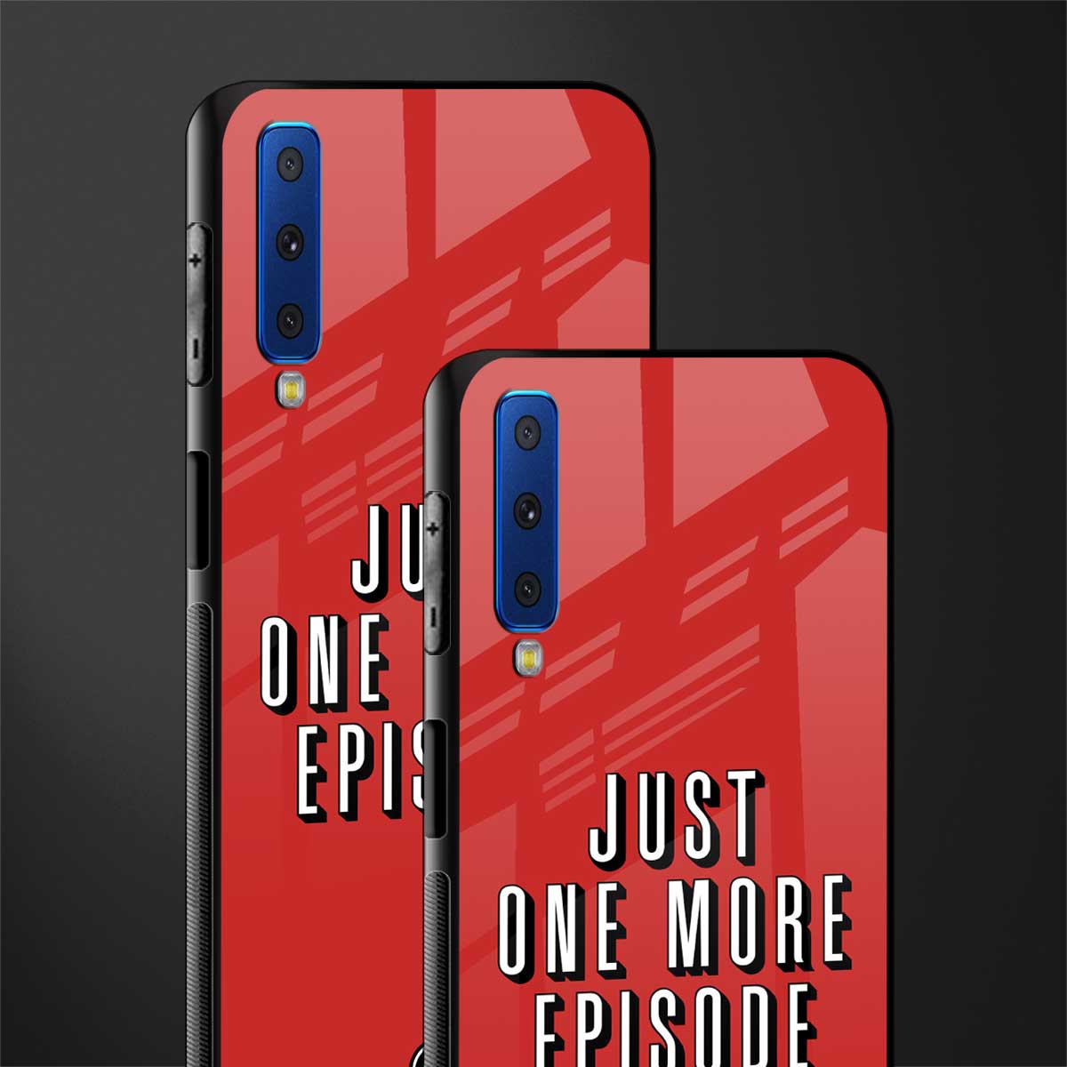 one more episode netflix glass case for samsung galaxy a7 2018 image-2