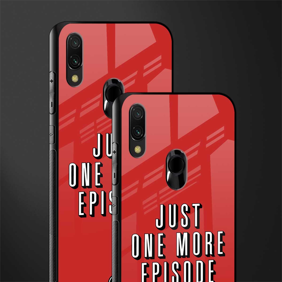 one more episode netflix glass case for redmi 7redmi y3 image-2