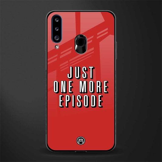 one more episode netflix glass case for samsung galaxy a20s image
