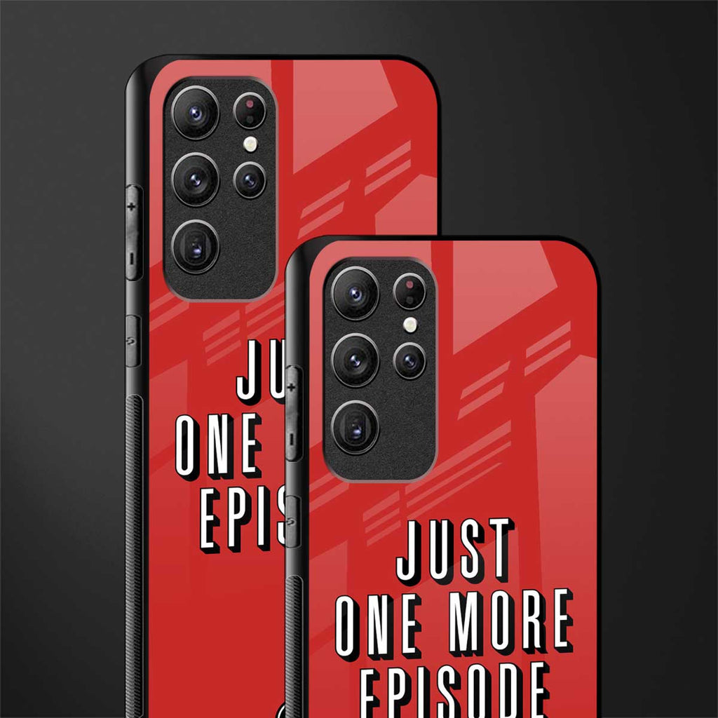 one more episode netflix glass case for samsung galaxy s22 ultra 5g image-2