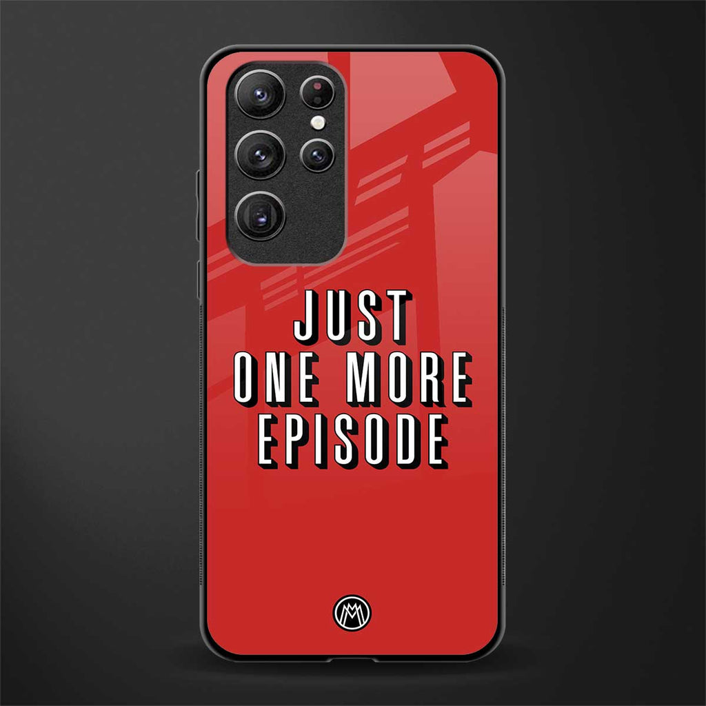 one more episode netflix glass case for samsung galaxy s22 ultra 5g image