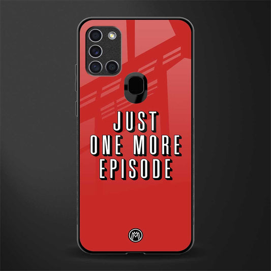 one more episode netflix glass case for samsung galaxy a21s image