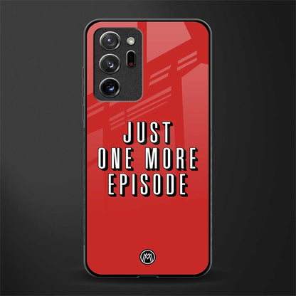 one more episode netflix glass case for samsung galaxy note 20 ultra 5g image