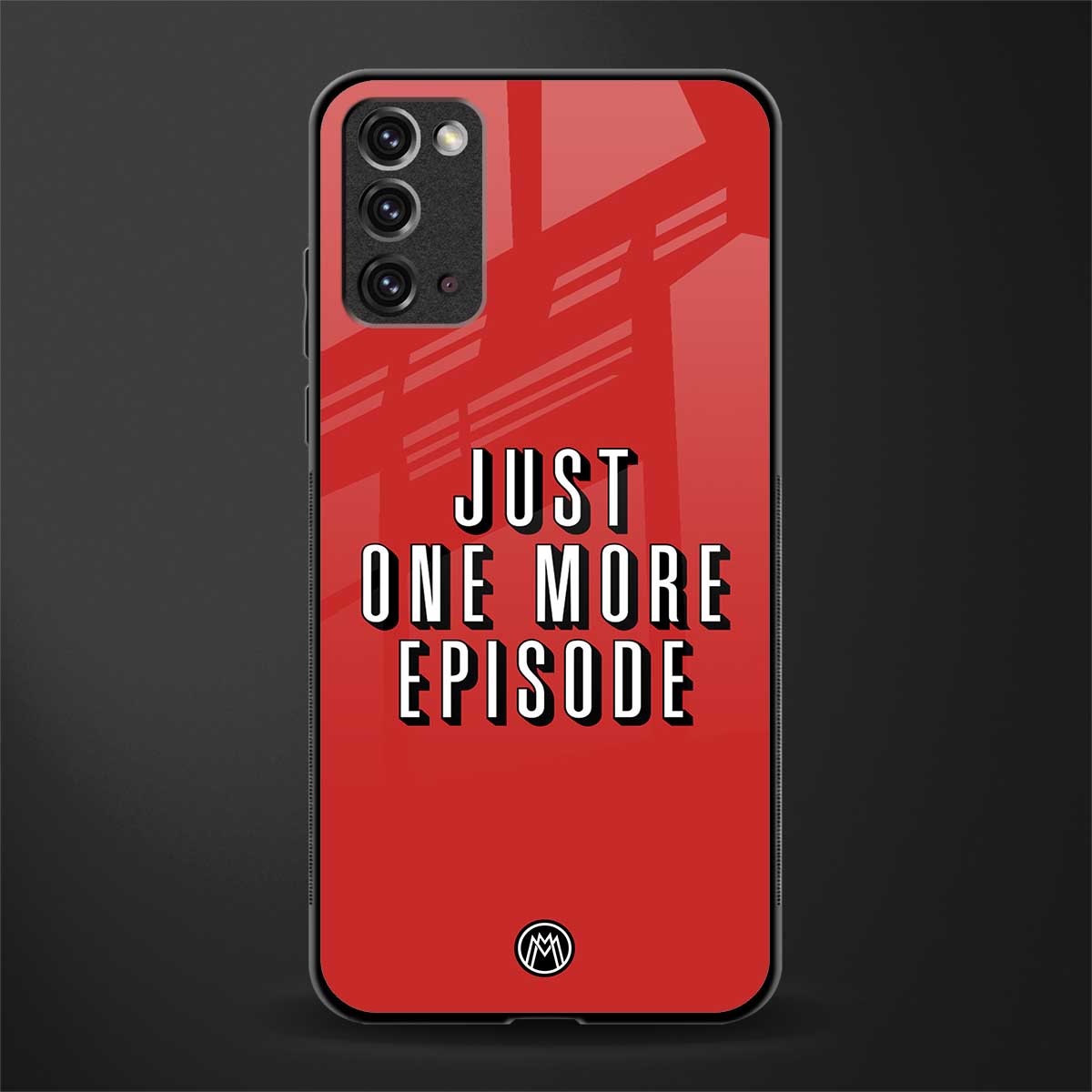 one more episode netflix glass case for samsung galaxy note 20 image