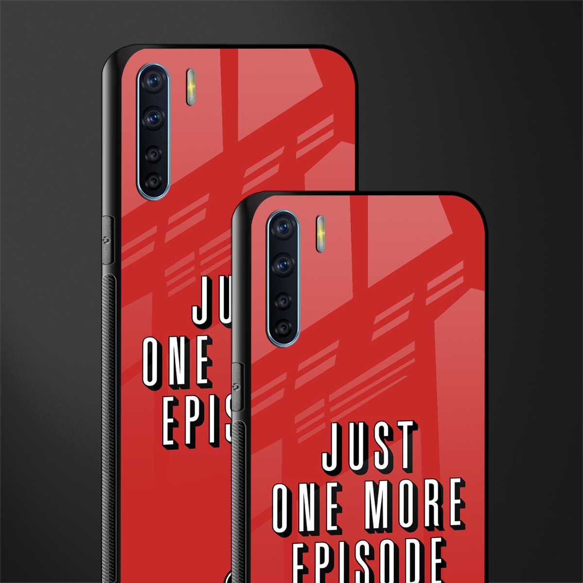 one more episode netflix glass case for oppo f15 image-2