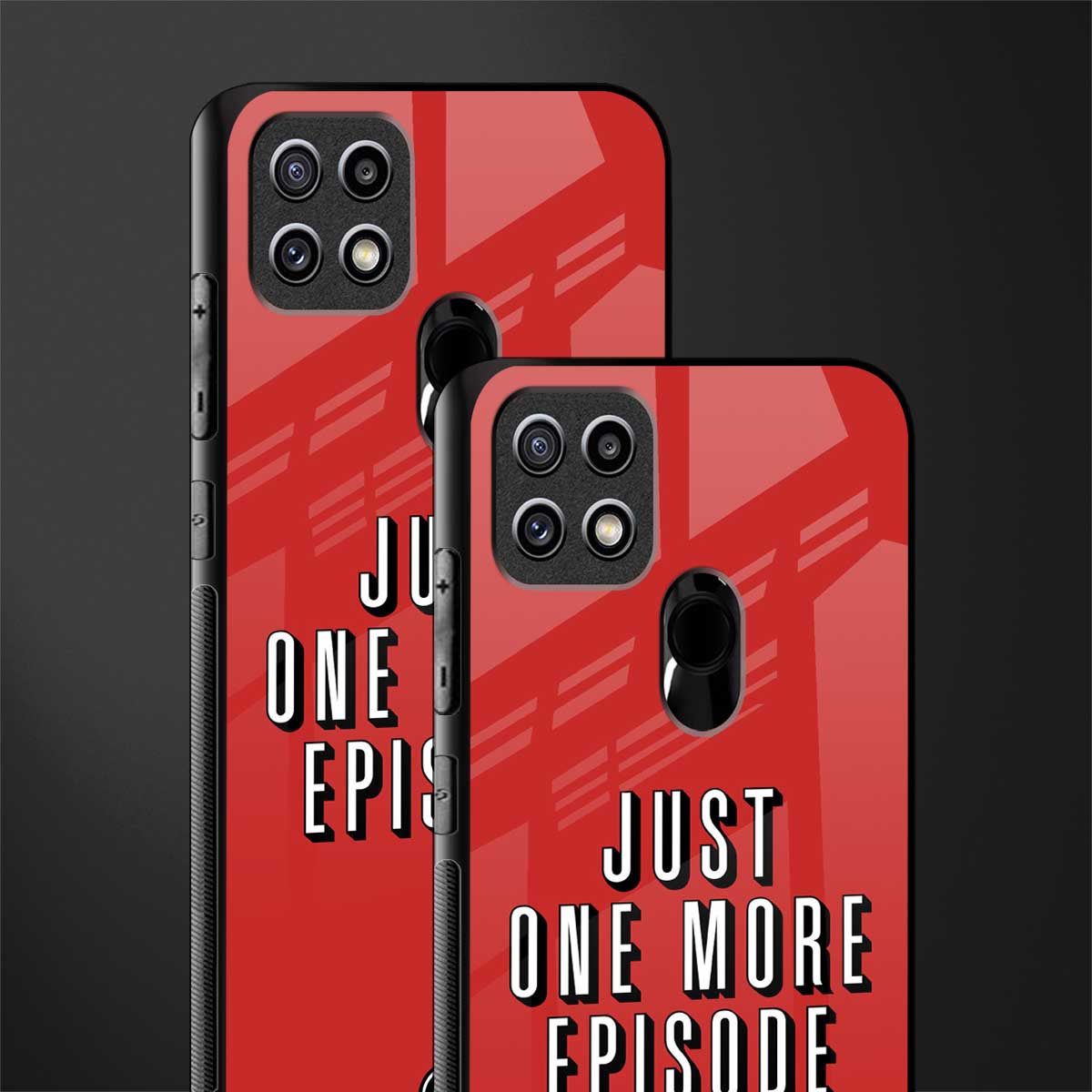 one more episode netflix glass case for oppo a15 image-2