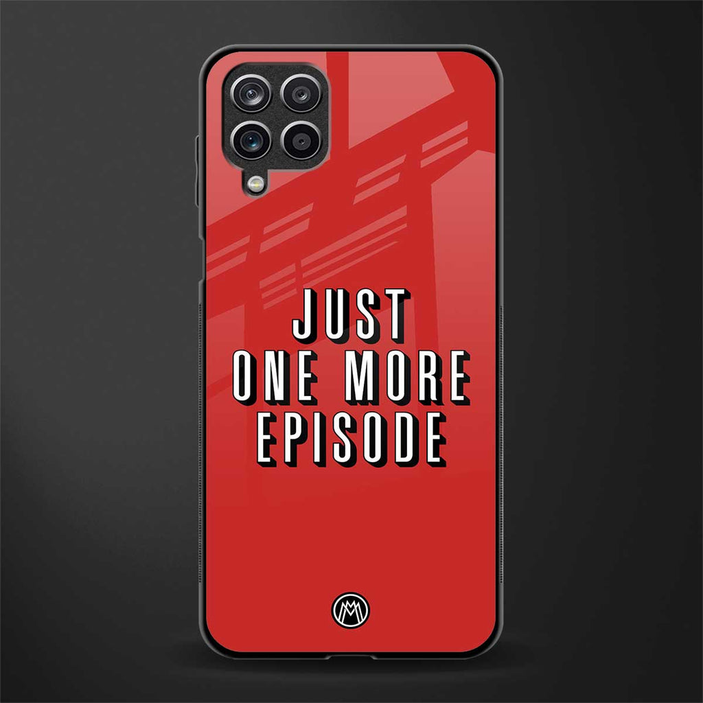 one more episode netflix glass case for samsung galaxy f12 image