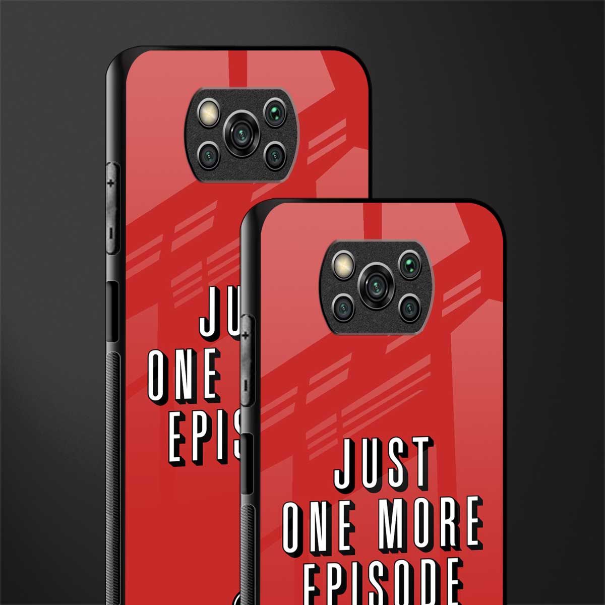 one more episode netflix glass case for poco x3 pro image-2
