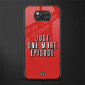 one more episode netflix glass case for poco x3 image