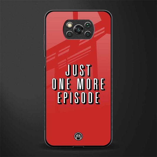 one more episode netflix glass case for poco x3 image