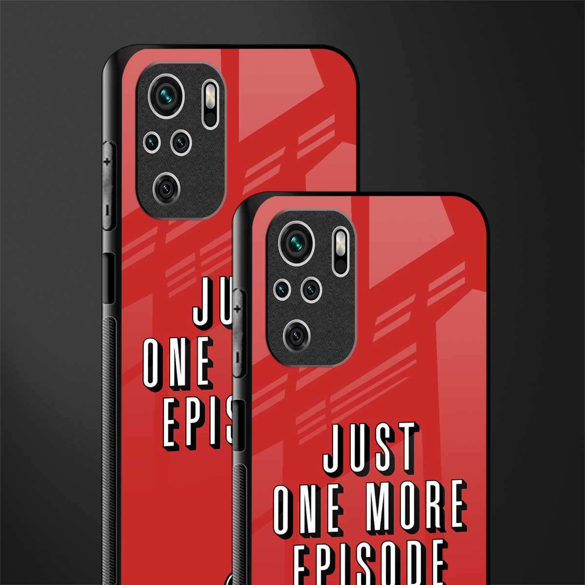 one more episode netflix glass case for redmi note 10s image-2