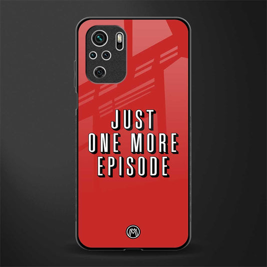 one more episode netflix glass case for redmi note 10 image