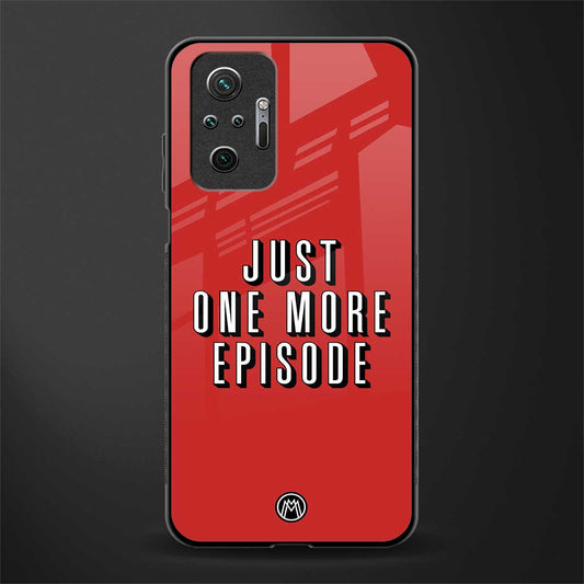 one more episode netflix glass case for redmi note 10 pro image