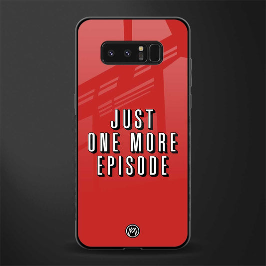 one more episode netflix glass case for samsung galaxy note 8 image