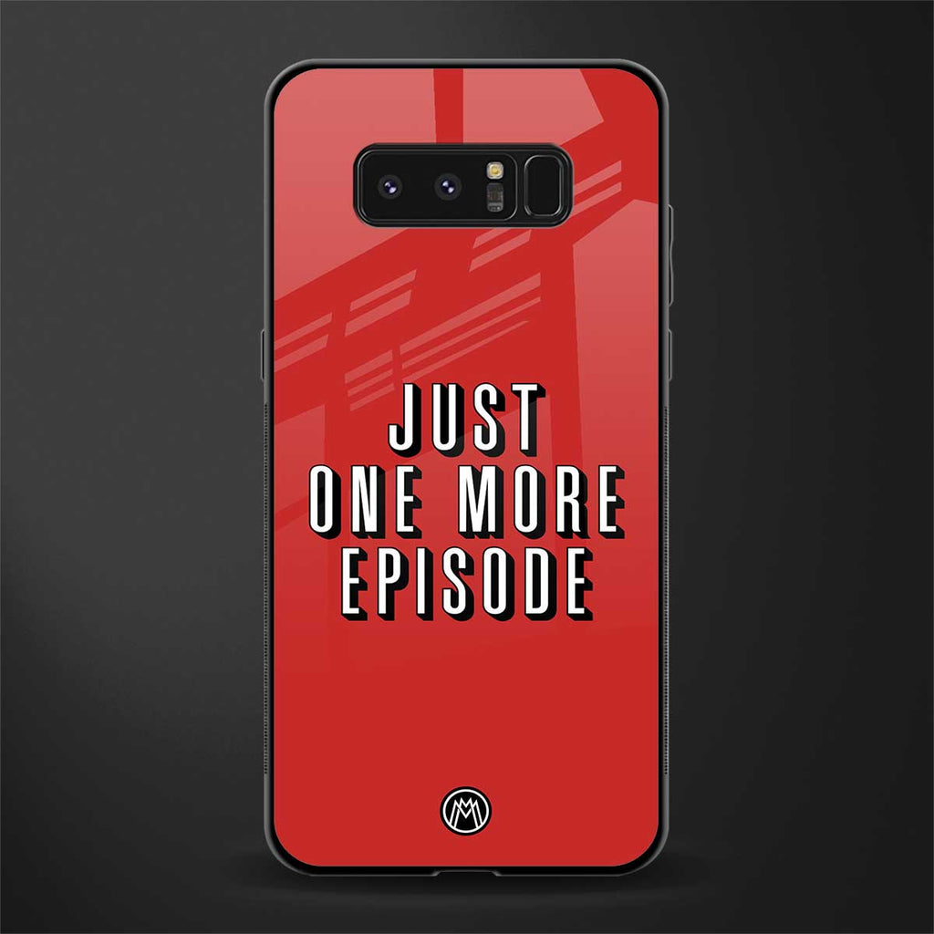 one more episode netflix glass case for samsung galaxy note 8 image