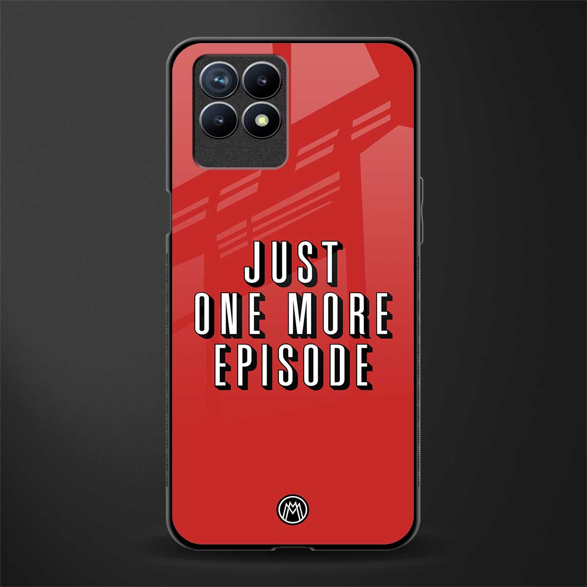 one more episode netflix glass case for realme 8i image