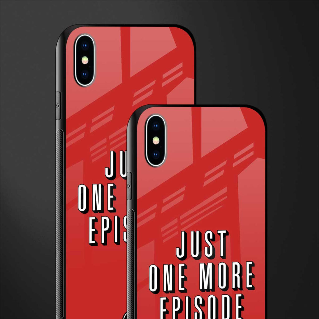 one more episode netflix glass case for iphone xs max image-2