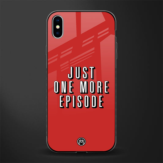 one more episode netflix glass case for iphone xs max image