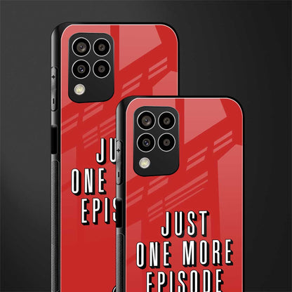 one more episode netflix back phone cover | glass case for samsung galaxy m33 5g