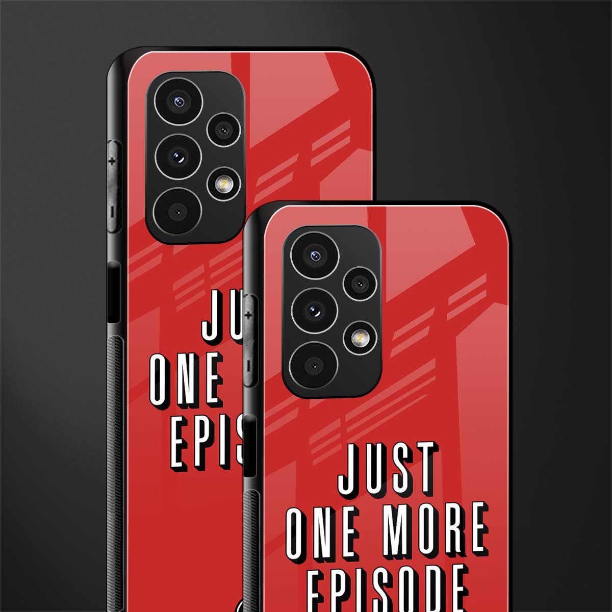 one more episode netflix back phone cover | glass case for samsung galaxy a13 4g