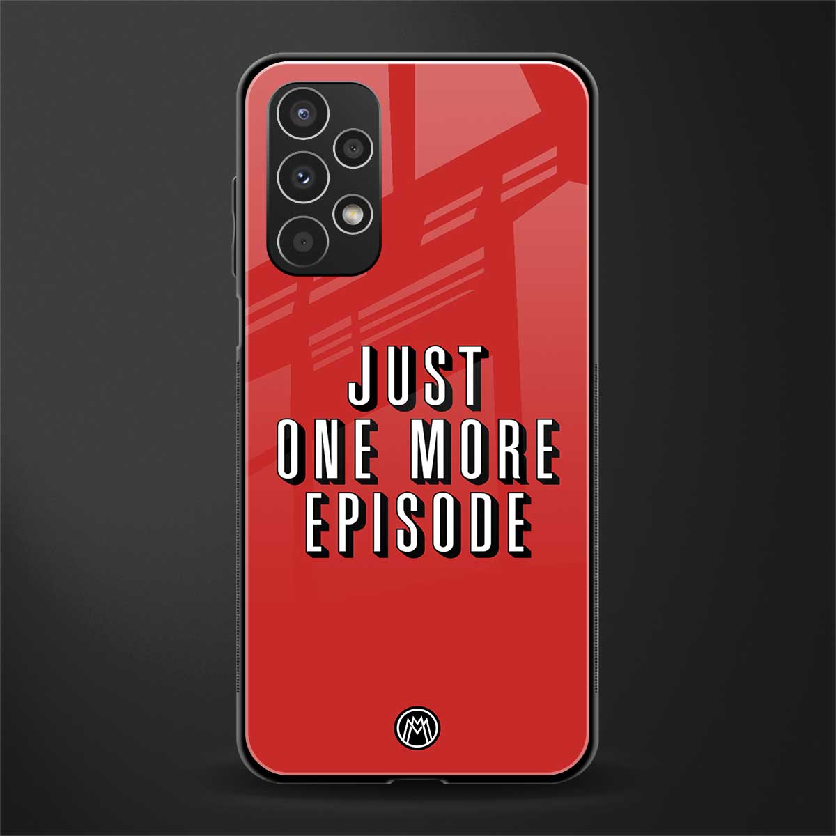 one more episode netflix back phone cover | glass case for samsung galaxy a13 4g