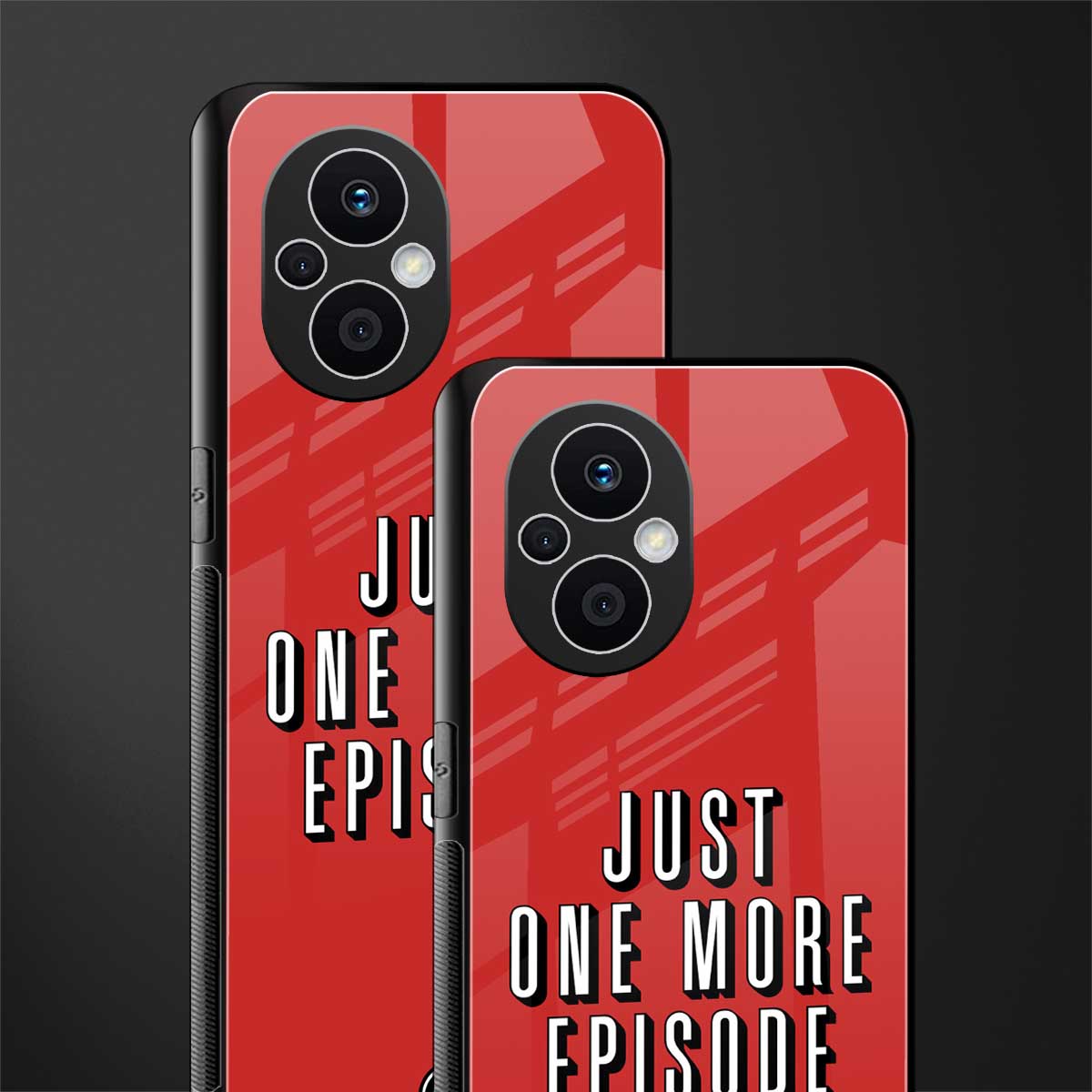 one more episode netflix back phone cover | glass case for oppo f21 pro 5g