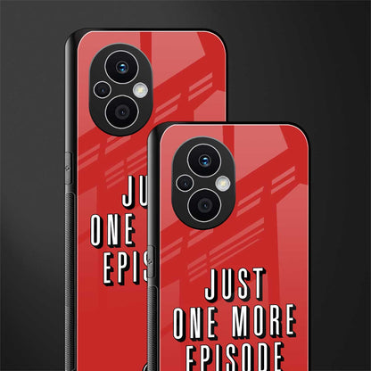 one more episode netflix back phone cover | glass case for oppo f21 pro 5g