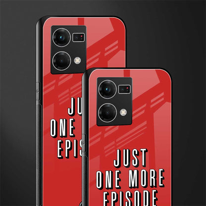 one more episode netflix back phone cover | glass case for oppo f21 pro 4g