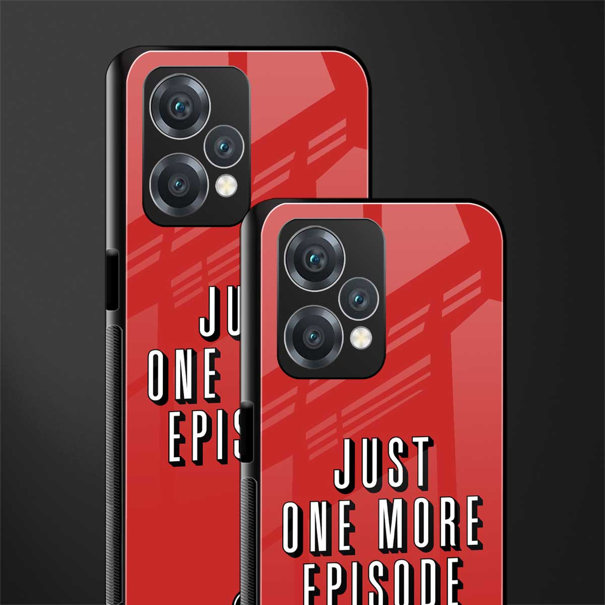 one more episode netflix back phone cover | glass case for oneplus nord ce 2 lite 5g