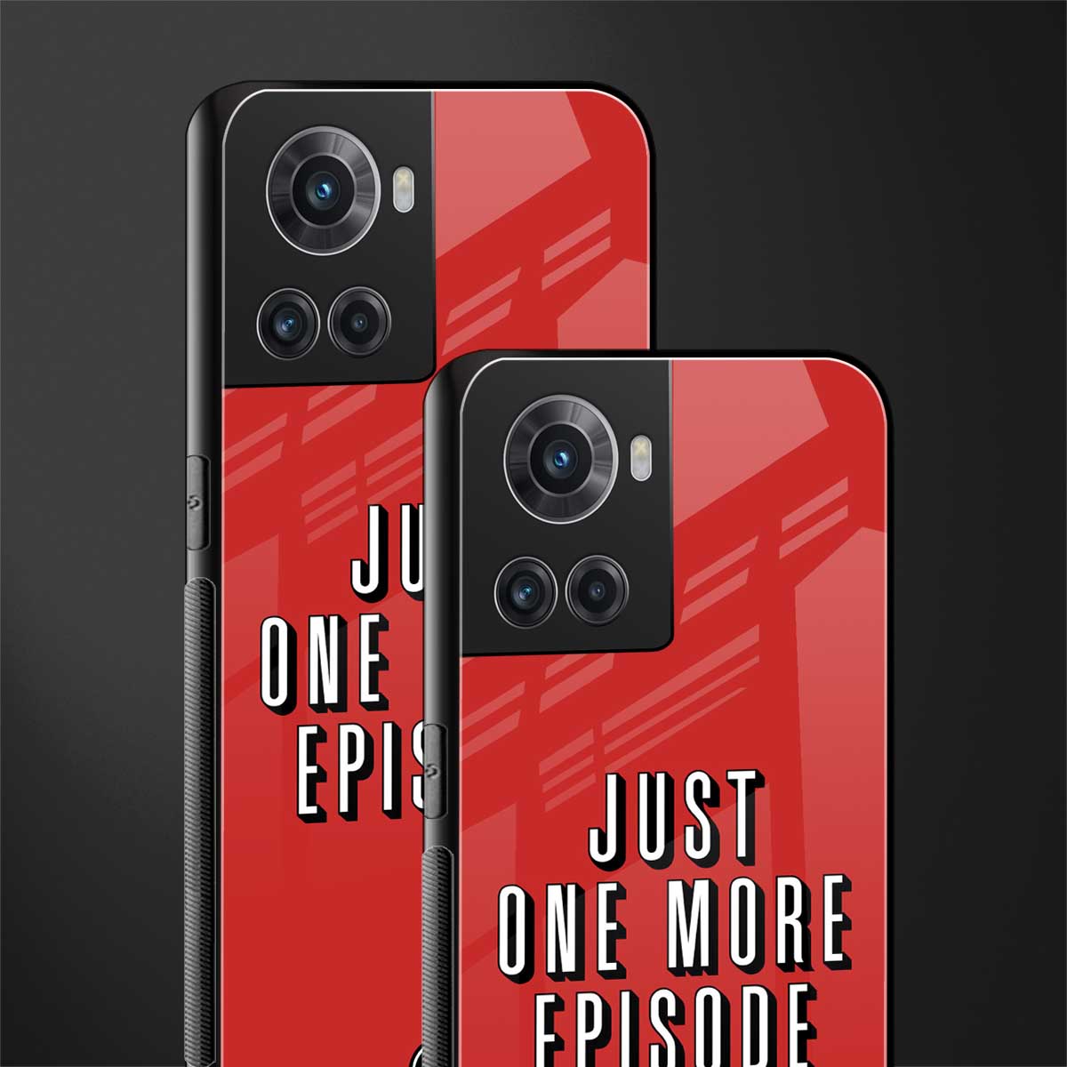 one more episode netflix back phone cover | glass case for oneplus 10r 5g