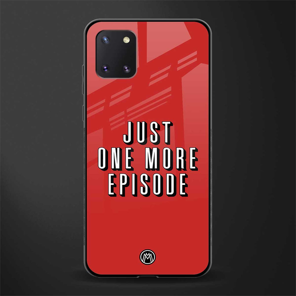 one more episode netflix glass case for samsung a81 image