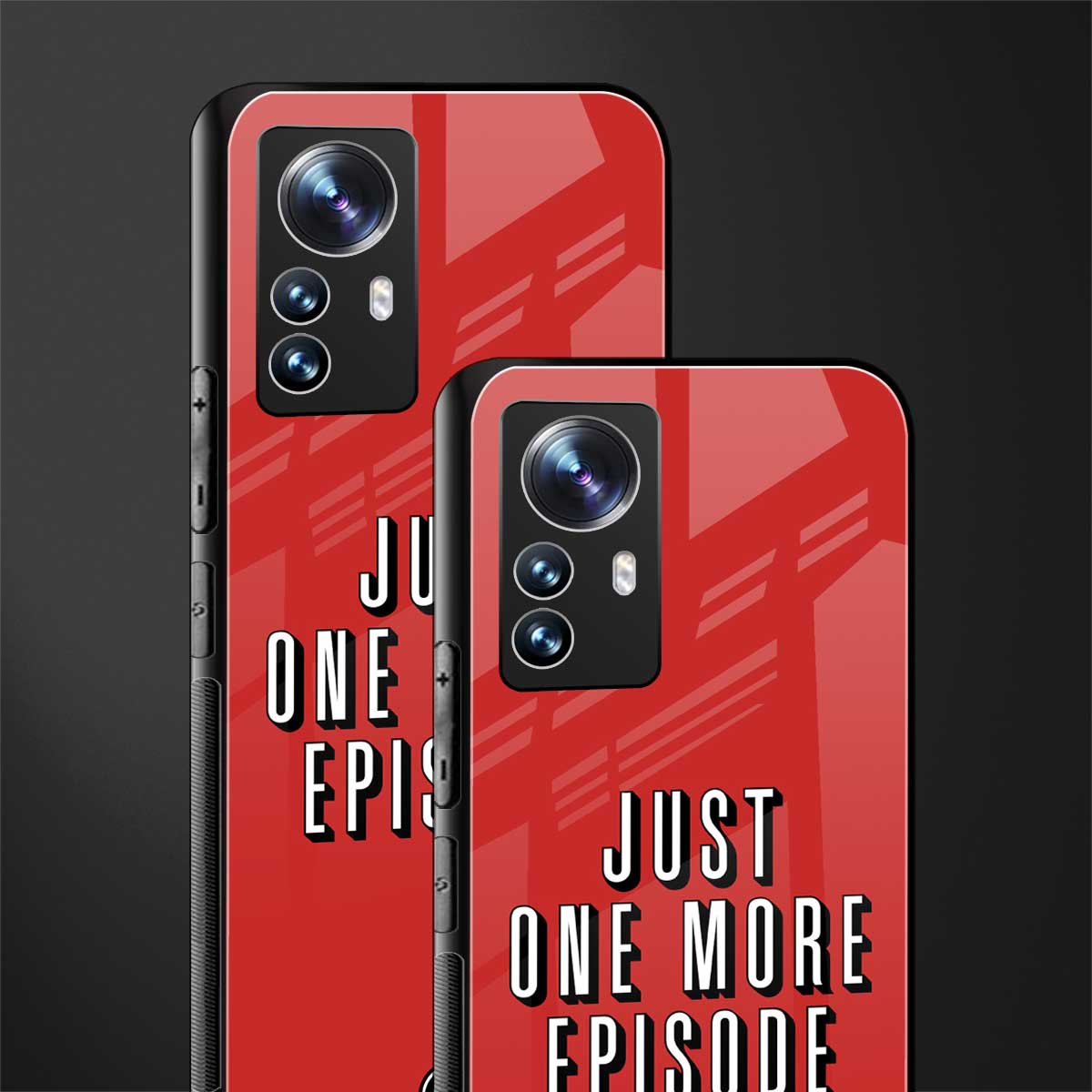 one more episode netflix back phone cover | glass case for xiaomi 12 pro