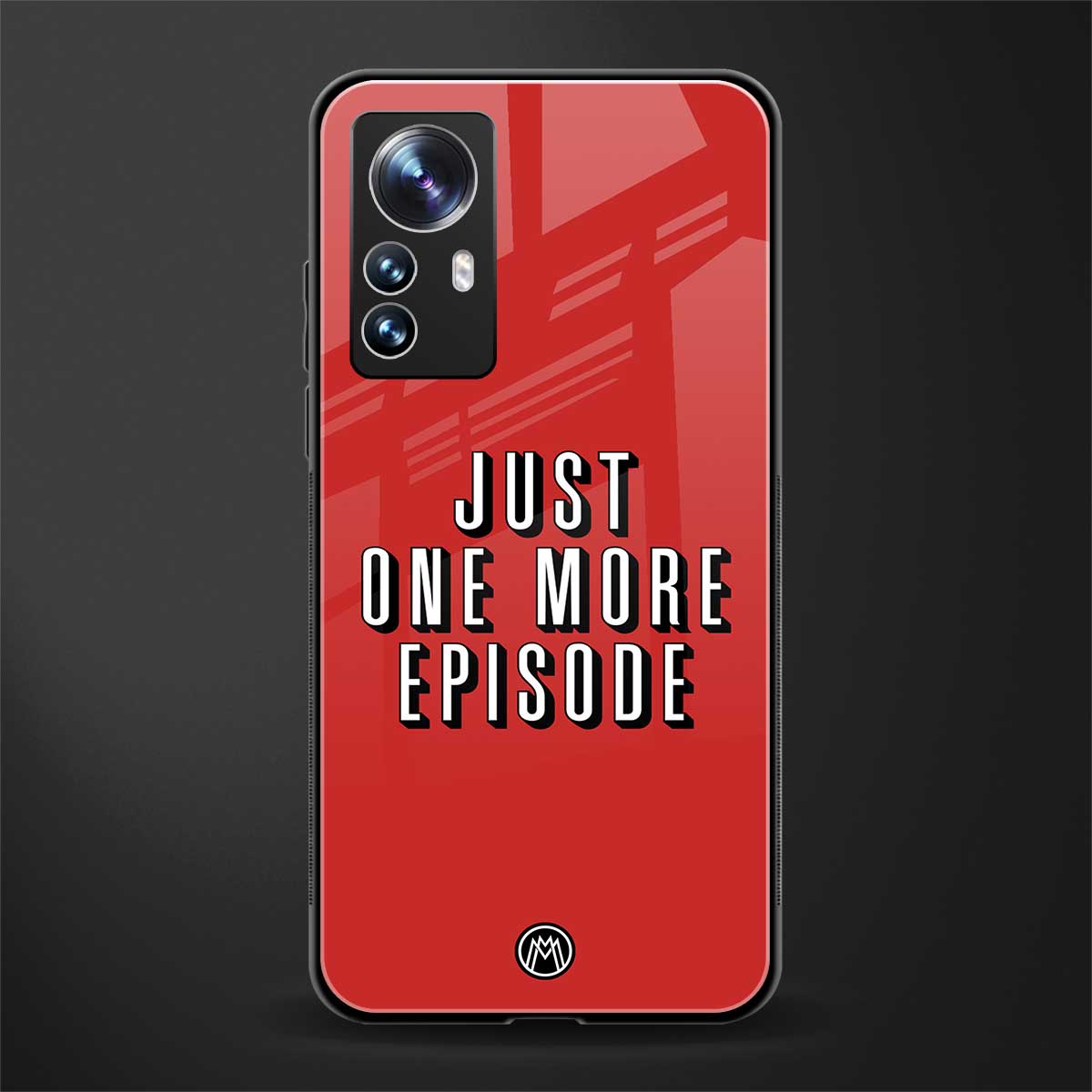 one more episode netflix back phone cover | glass case for xiaomi 12 pro