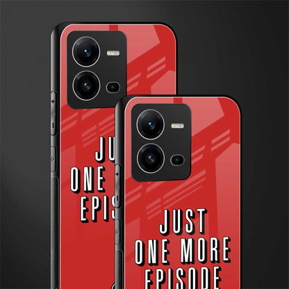 one more episode netflix back phone cover | glass case for vivo v25-5g