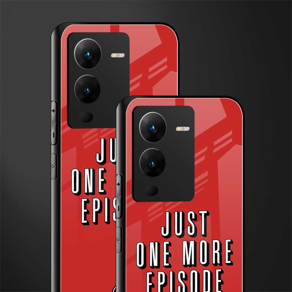 one more episode netflix back phone cover | glass case for vivo v25 pro 5g