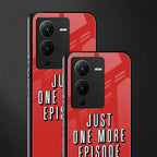 one more episode netflix back phone cover | glass case for vivo v25 pro 5g
