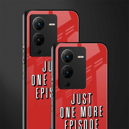 one more episode netflix back phone cover | glass case for vivo v25 pro 5g